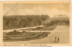 wien 13, schloss schönbrunn, neptun grotte mit gloriette
