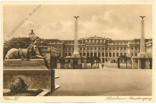 wien 13, schloss schönbrunn, haupteingang wien 13, schloss schönbrunn, haupteingang