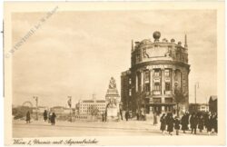 wien 1, urania mit aspernbrücke