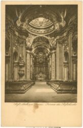 melk an der donau, stift, inneres der stiftskirche