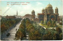riga, alexanderboulevard, kathedrale