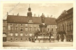 wien 1, innerer burgplatz mit denkmal kaiser franz i.