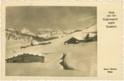 schladming, blick von der ursprungsalm gegen dachstein
