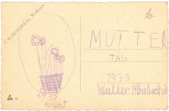 muttertag, kind mit mutter, rosen und vers