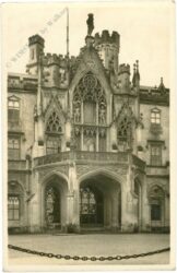 lednice (eisgrub), schloss lichtenstein, hauptportal