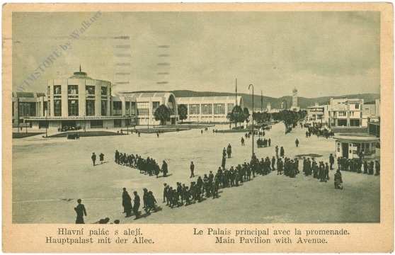 brünn, hauptpalast mit der allee