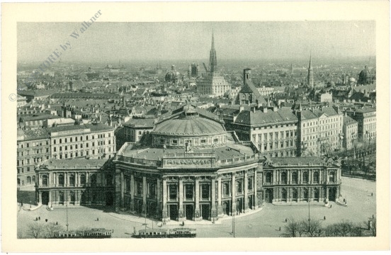 wien 1, panorama mit burgtheater wien 1, panorama mit burgtheater