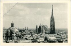 wien 1, blick vom hochhaus auf stephanskirche