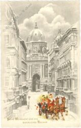 weihnachten: wien, michaelertor