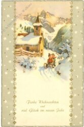 weihnachten: motiv vom wilden kaiser