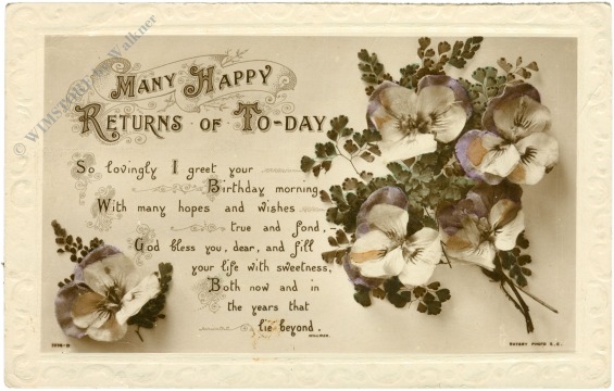 geburtstag, many happy returns of to day... geburtstag, many happy returns of to day...