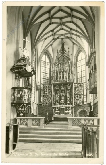kefermarkt, inneres der kirche