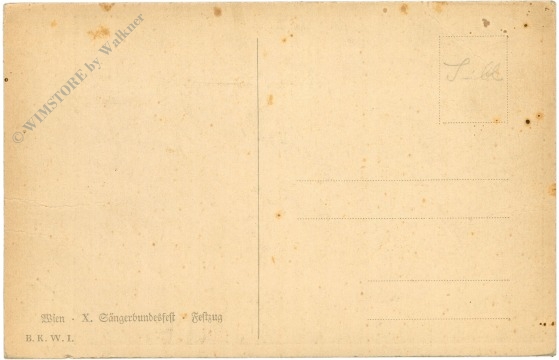 wien, x. sängerbundfest, festzug