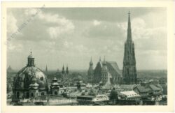wien 1, blick vom hochhaus auf stephanskirche