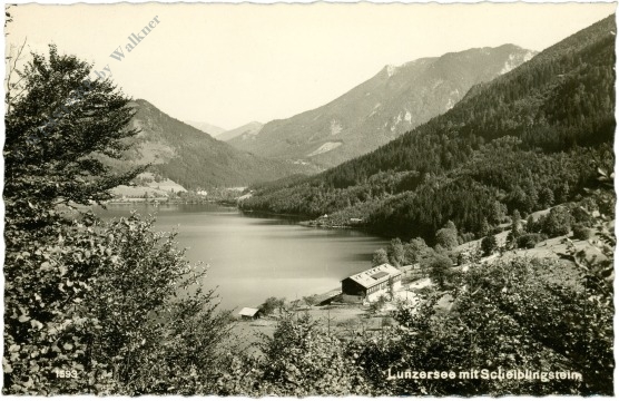 lunzer see, mit scheiblingstein