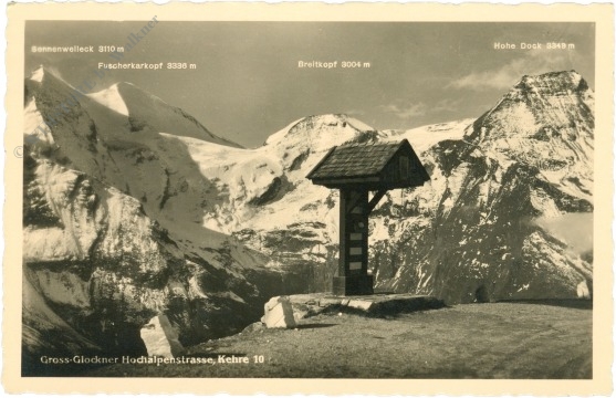 großglockner, hochalpenstraße, kehre 10
