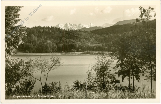 klopeinersee, mit steineralpen