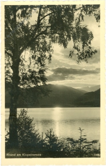 klopeinersee, abend