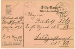 feldpostkarte 1915