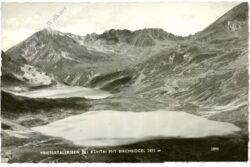 kühtai, finstertalerseen mit birchkogel