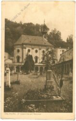 salzburg, st. sebastian mit friedhof