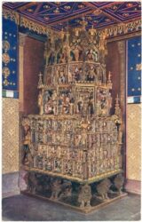 salzburg, festung hohensalzburg, fürstenzimmer, ofen in der goldenen stube