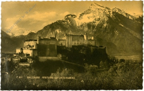 salzburg, festung mit untersberg salzburg, festung mit untersberg