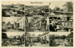 bad kissingen, multiansicht