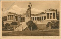 münchen, bavaria mit ruhmeshalle