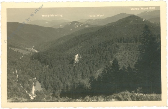 rohr im gebirge, ausblick vom rohrersattel rohr im gebirge, ausblick vom rohrersattel