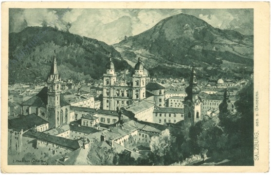 salzburg, gegen den gaisberg
