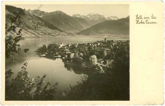 zell am see, ortsansicht zell am see, ortsansicht