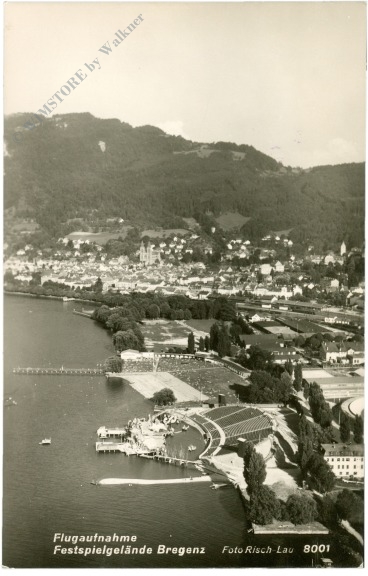 bregenz, festspielgelände, flugaufnahme