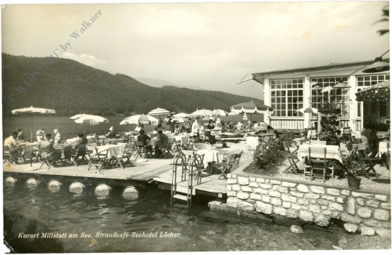 millstatt am see, strandcafe seehotel löcker