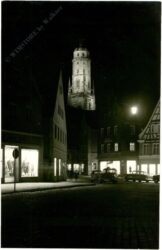 nördlingen, ansicht bei nacht