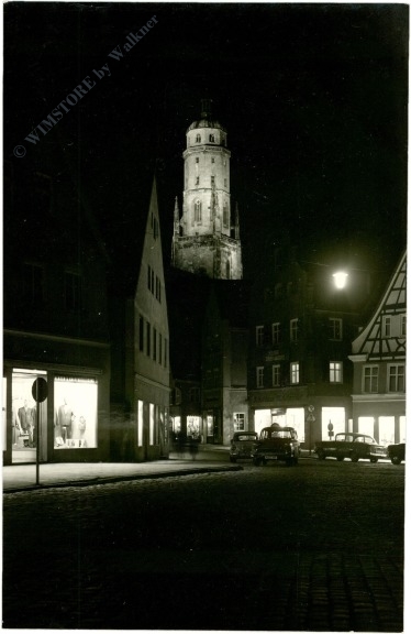 nördlingen, ansicht bei nacht nördlingen, ansicht bei nacht