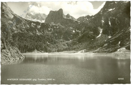 gosau, hinterer gosausee gegen torstein