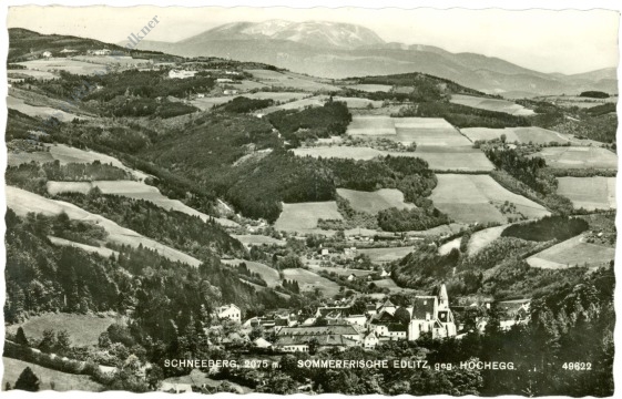 edlitz, gegen hochegg, schneeberg