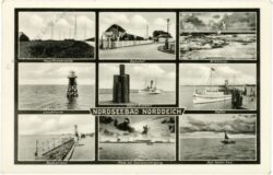 nordseebad norddeich, multiansicht