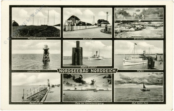nordseebad norddeich, multiansicht