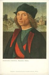 francia, francesco: männliches bildnis