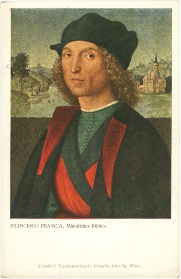 francia, francesco: männliches bildnis
