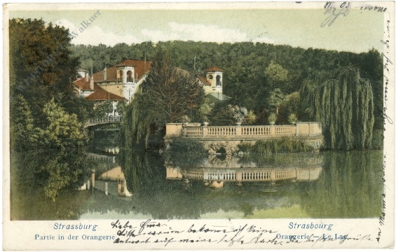strassburg, partie in der orangerie