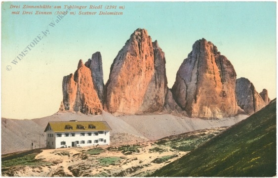 dolomiti: drei zinnenhütte