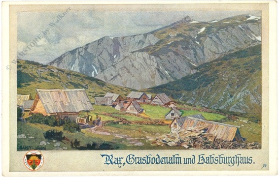 rax, grasbodenalm und habsburghaus