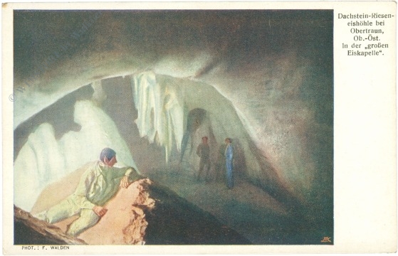dachstein, eisriesenhöhle, in der großen eiskapelle