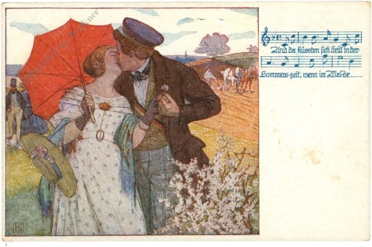 küssendes pärchen