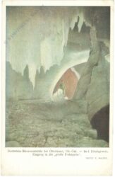 dachstein, eisriesenhöhle, eingang in die große eiskapelle