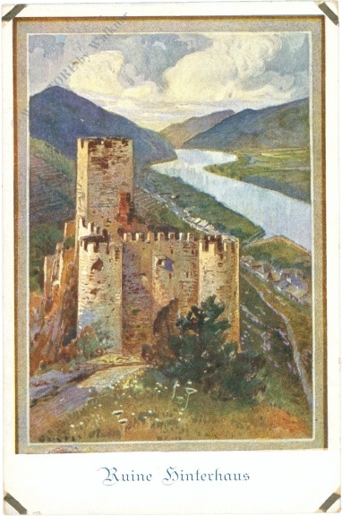 spitz an der donau, ruine hinterhaus