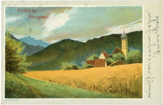 pfingsten, dorfansicht pfingsten, dorfansicht